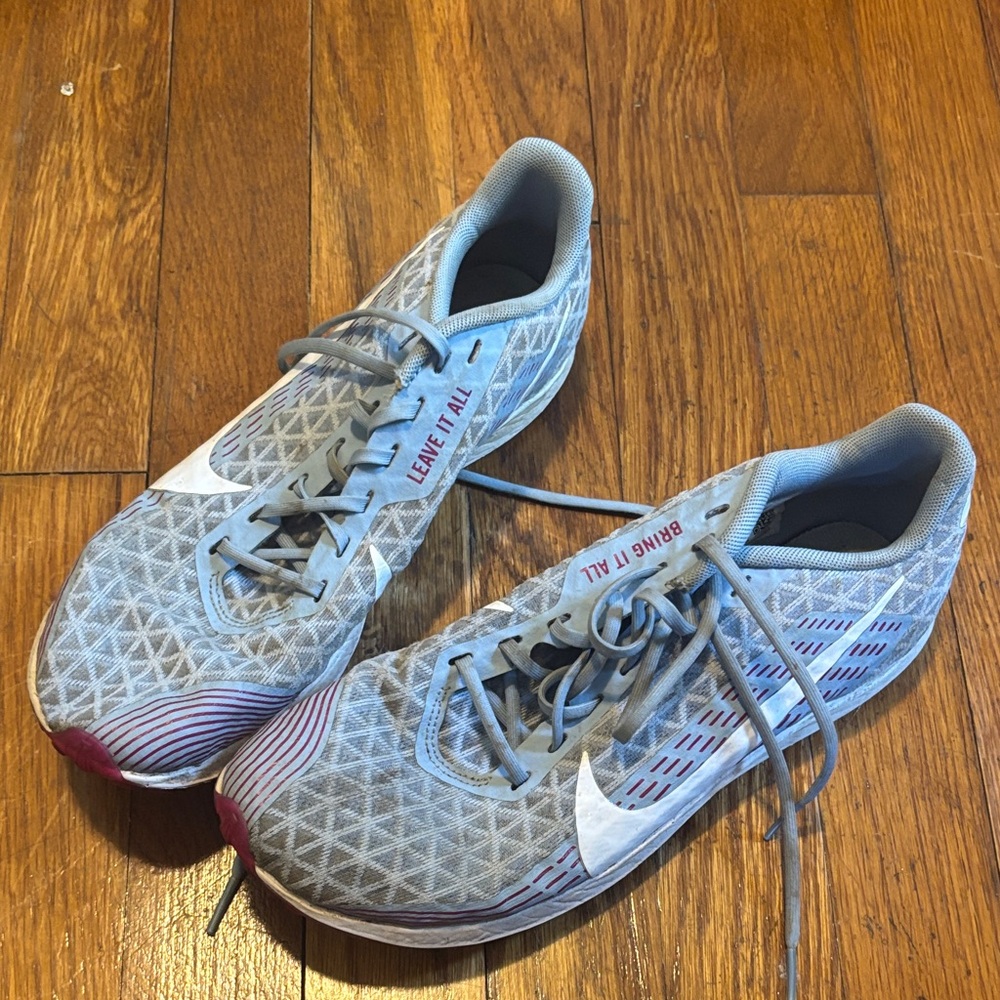 Nike Gray Zoom Rival XC spikes Women's 9